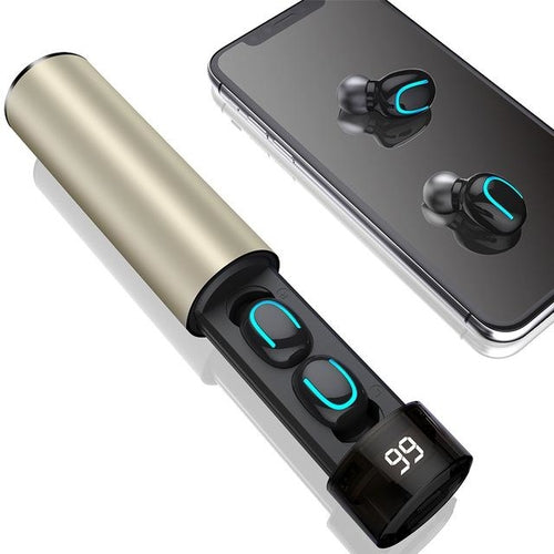 True Twin 2 In 1 Wireless Headphones With Phone Charger