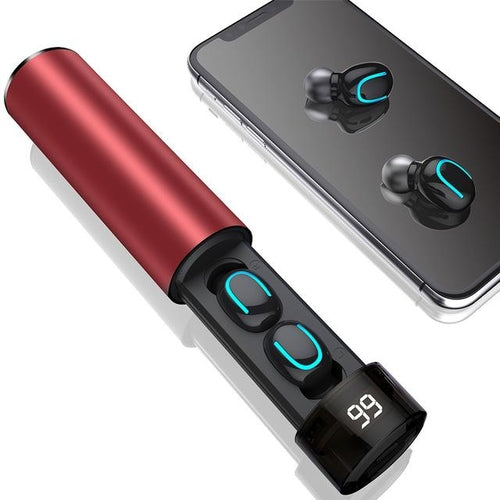 True Twin 2 In 1 Wireless Headphones With Phone Charger